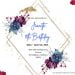 8+ Blue And Red Floral Invitation Templates