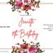 8+ Magenta Blush Floral For Invitation Templates