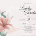 7+ Watercolor Lilies Floral Invitation Templates