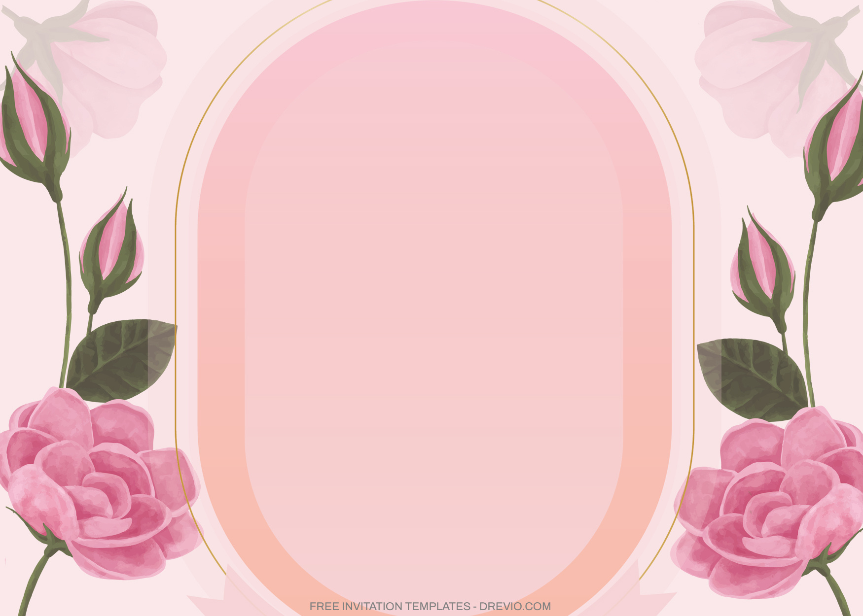 8+ Pinkish Romance Peony Floral Invitation Templates