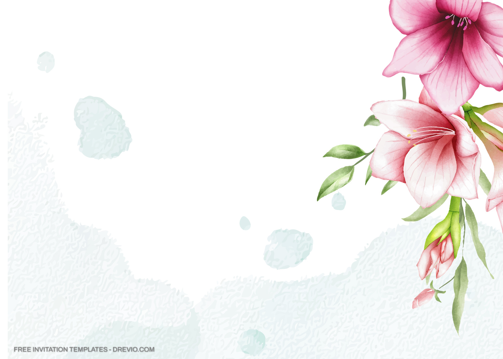 13+ Tropical Splash Pink Floral Invitation Templates
