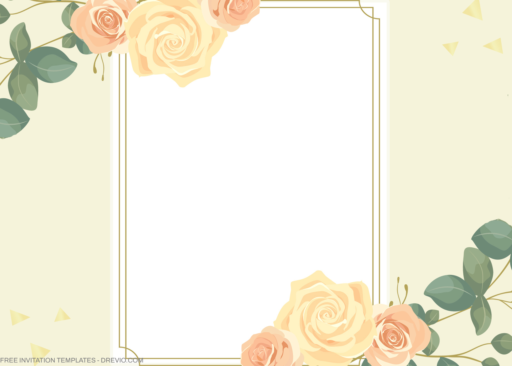 8+ Soft Watercolor Roses Floral Invitation Templates