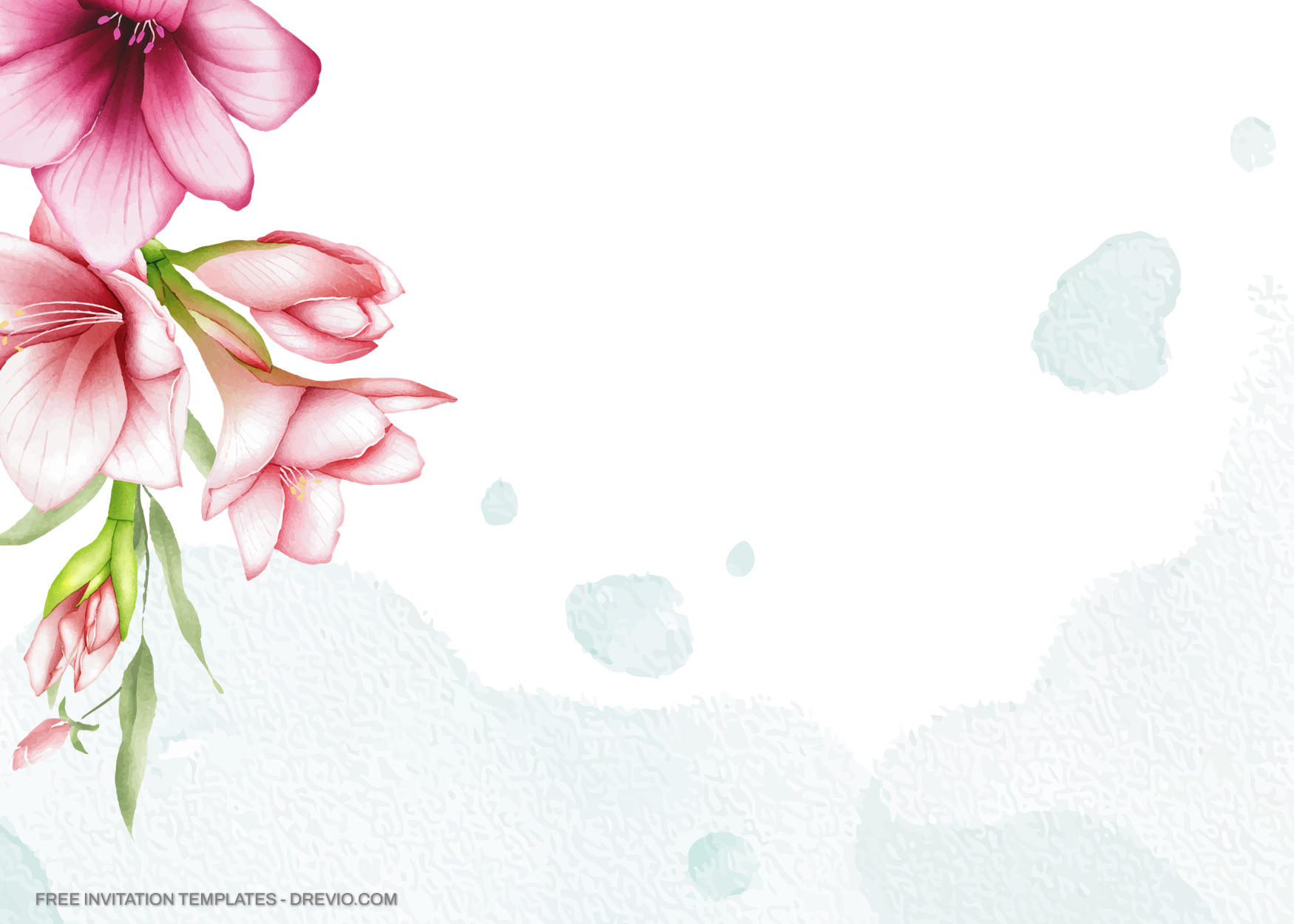 13+ Tropical Splash Pink Floral Invitation Templates