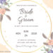 8+ Pastel Watercolor Daisy And Rose Invitation Template