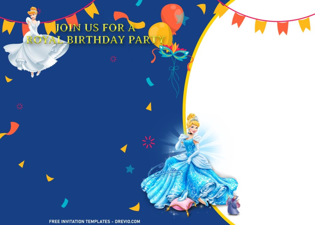 Invitation Template of 11+ Princess Cinderella Birthday Invitation Templates 4