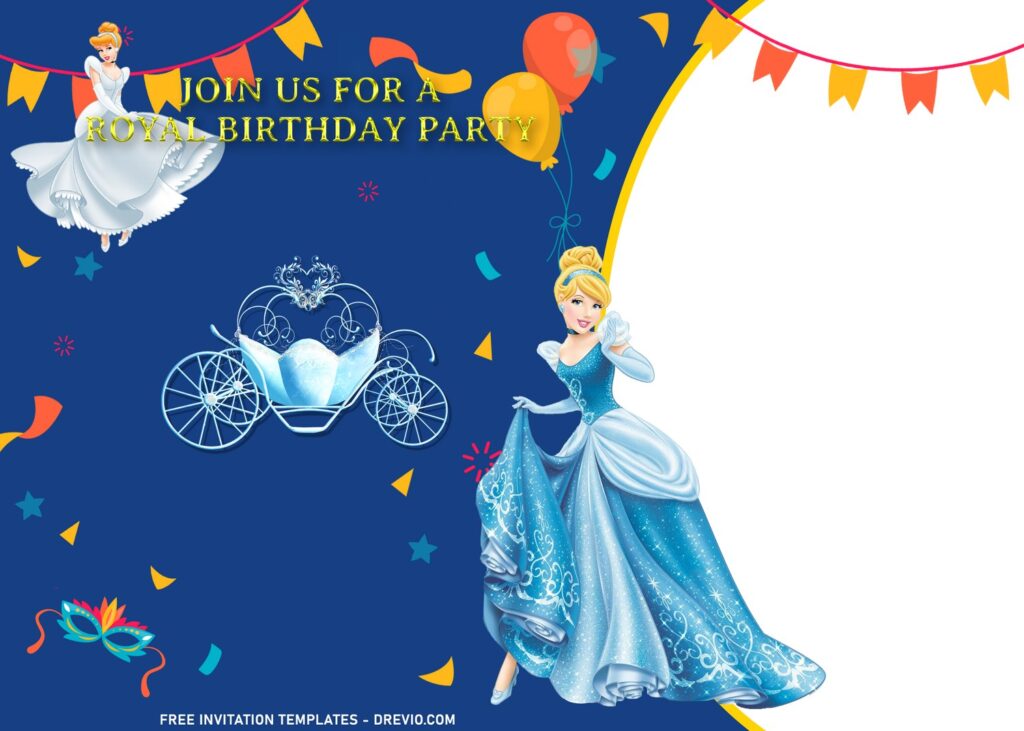 Invitation Template of 11+ Princess Cinderella Birthday Invitation Templates 2