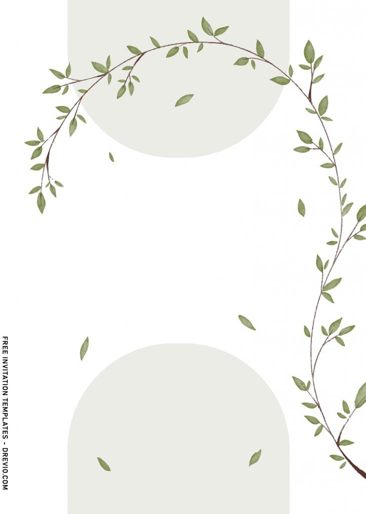 8+ Minimalist Eucalyptus Foliage Wedding Invitation Templates with greenery eucalyptus leaves
