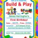 11+ Fun Building Blocks Party Birthday Invitation Templates
