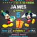 11+ Mickey Mouse Chalkboard Birthday Invitation Templates