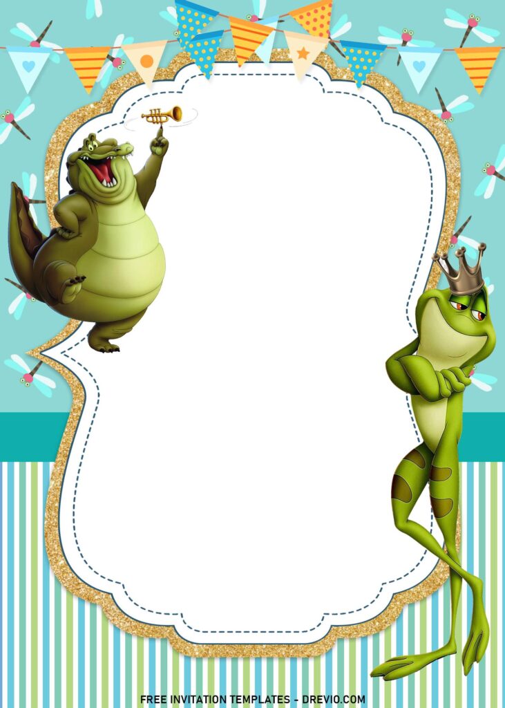 Invitation Template of 11+ Princess Tiana And The Frog Birthday Invitation Templates 5