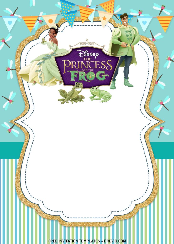 Invitation Template of 11+ Princess Tiana And The Frog Birthday Invitation Templates 3