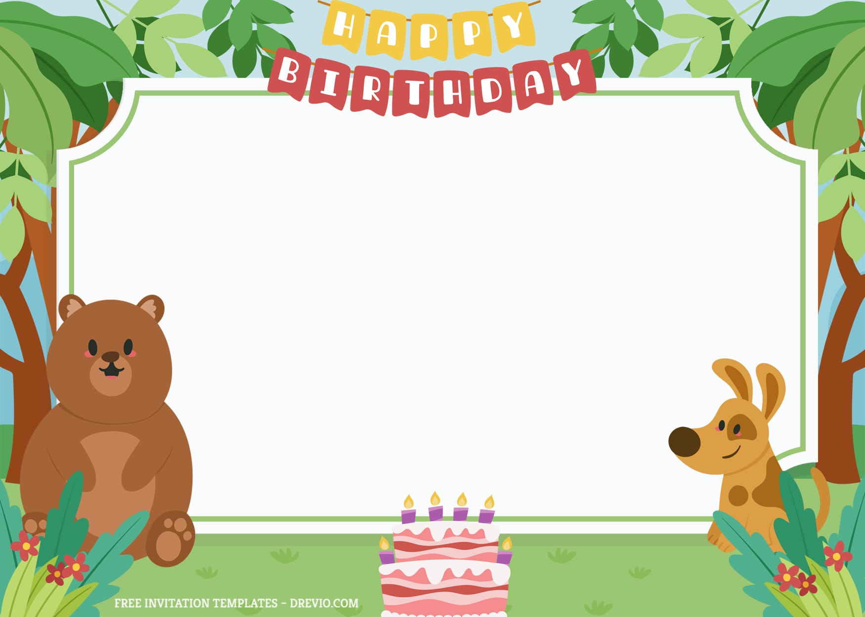 7+ Barn Animals Party Birthday Invitation Templates Type Three