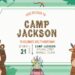7+ Boho Forest Animals Camp Birthday Invitation Templates Title
