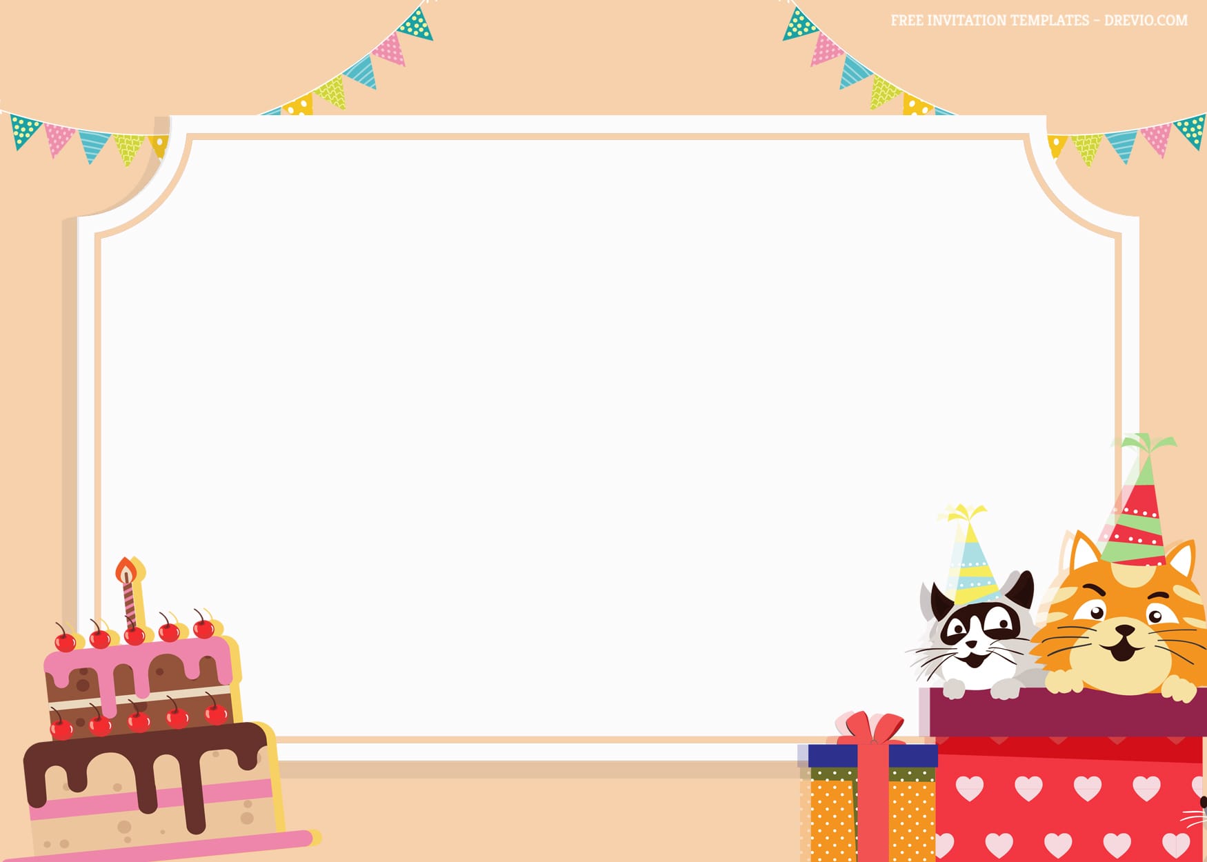 7+ Cat Meow Party Birthday Invitation Templates Box of Cats