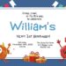 7+ Creep And Crawl Monster Party Birthday Invitation Templates Red Orange Title
