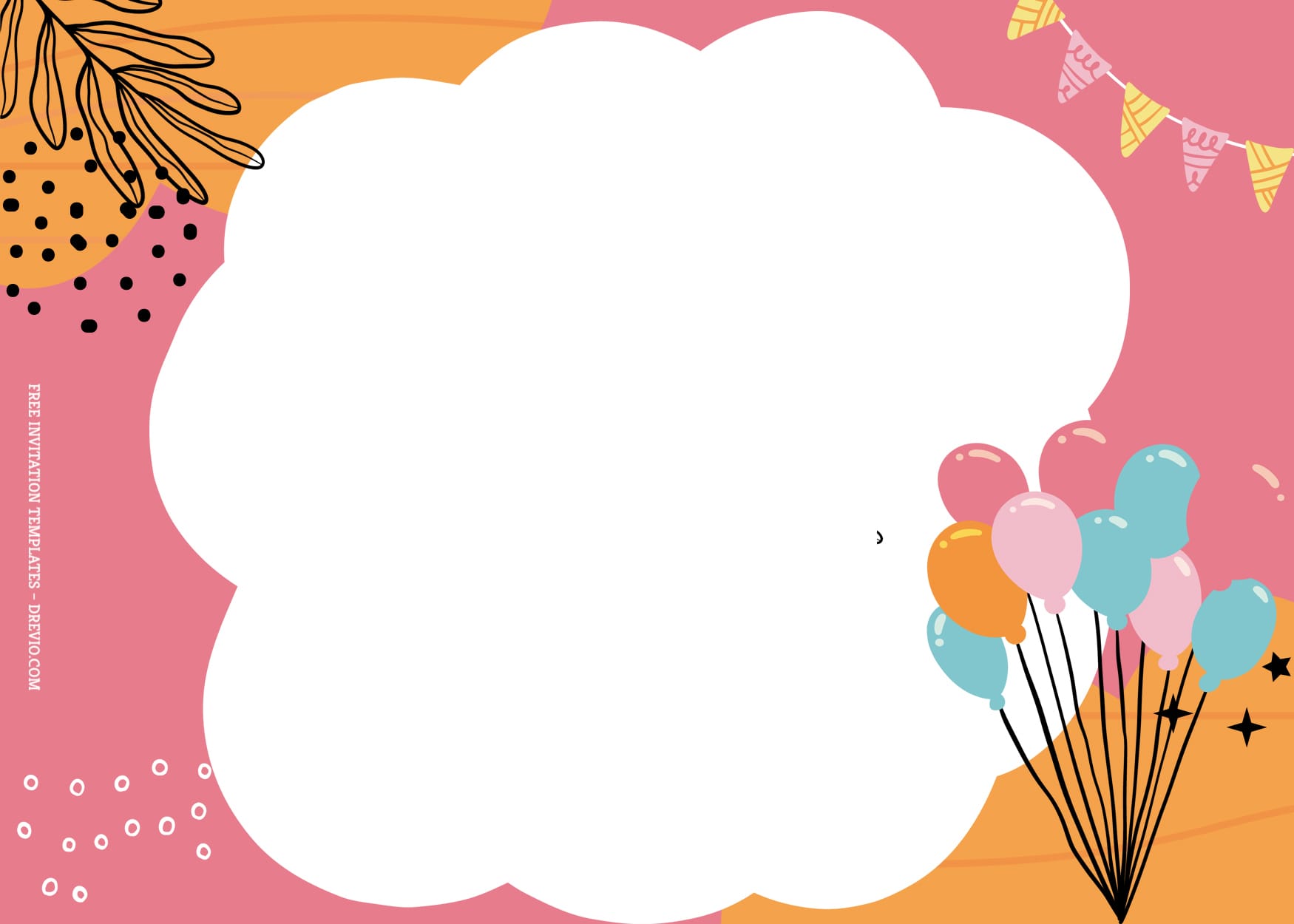 7+ Cute Round Cartoon Birthday Invitation Templates | Download Hundreds  FREE PRINTABLE Birthday Invitation Templates