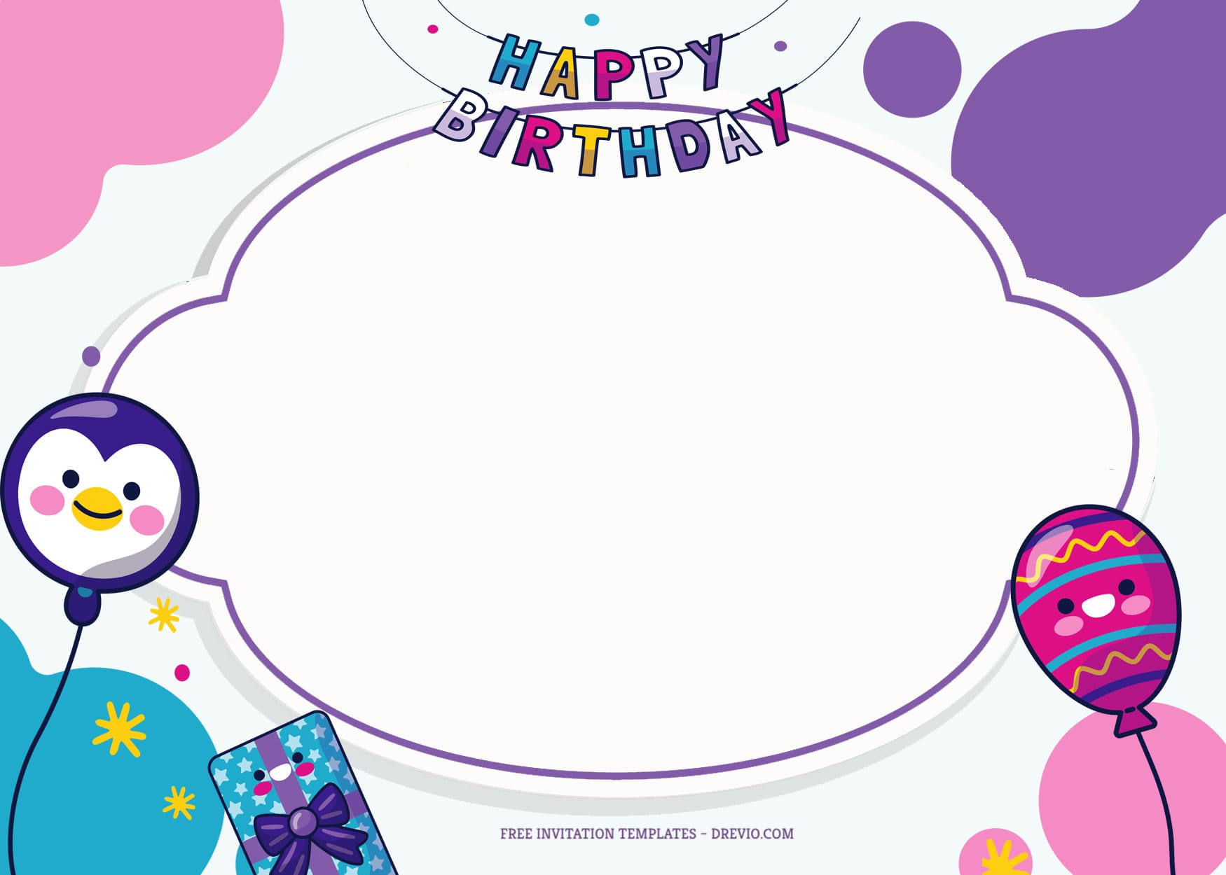 7+ Dreamy Kiddies Imagination Birthday Invitation Templates Type Four