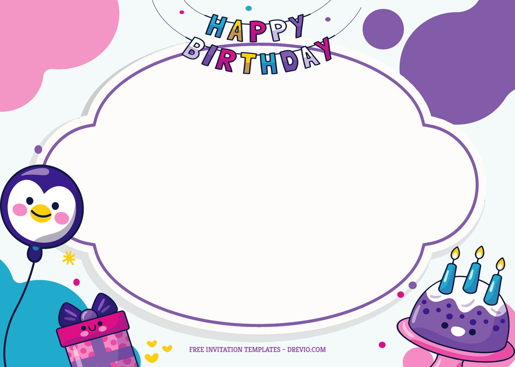7+ Dreamy Kiddies Imagination Birthday Invitation Templates Type Two