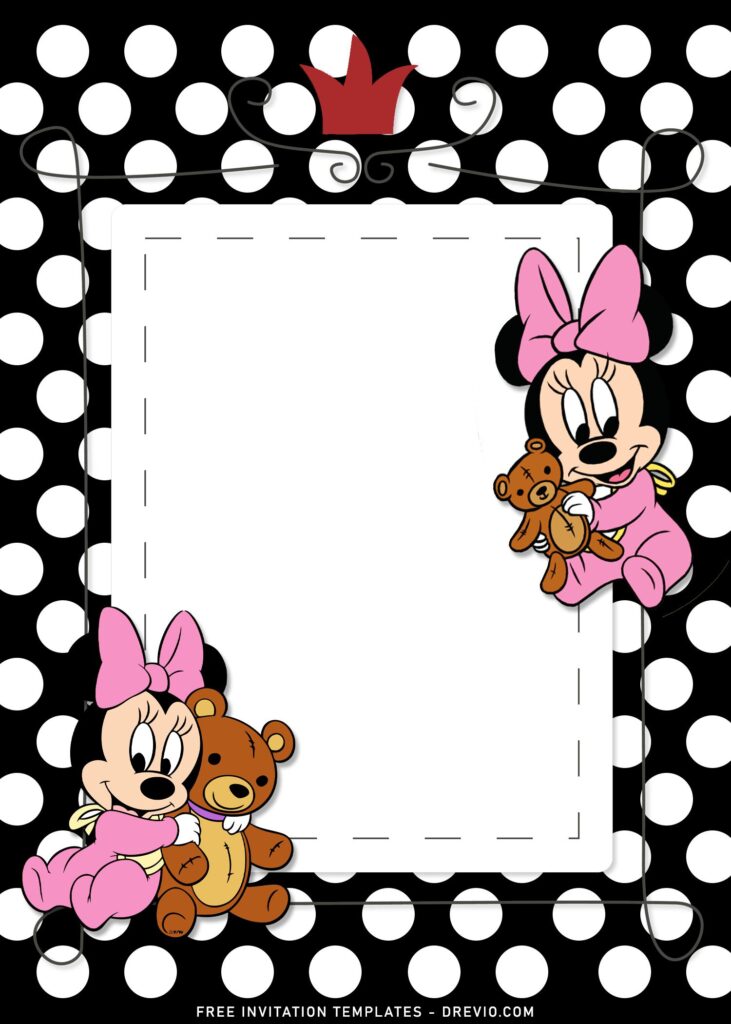 7+ Minnie Mouse Birthday Invitation Templates For Girls Birthday Of All Ages with cute Minnie Mouse toddlers