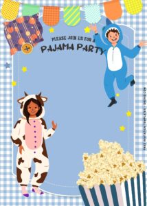 7+ Pajama Party Invitation Templates To Celebrate Your Kid’s Birthday ...