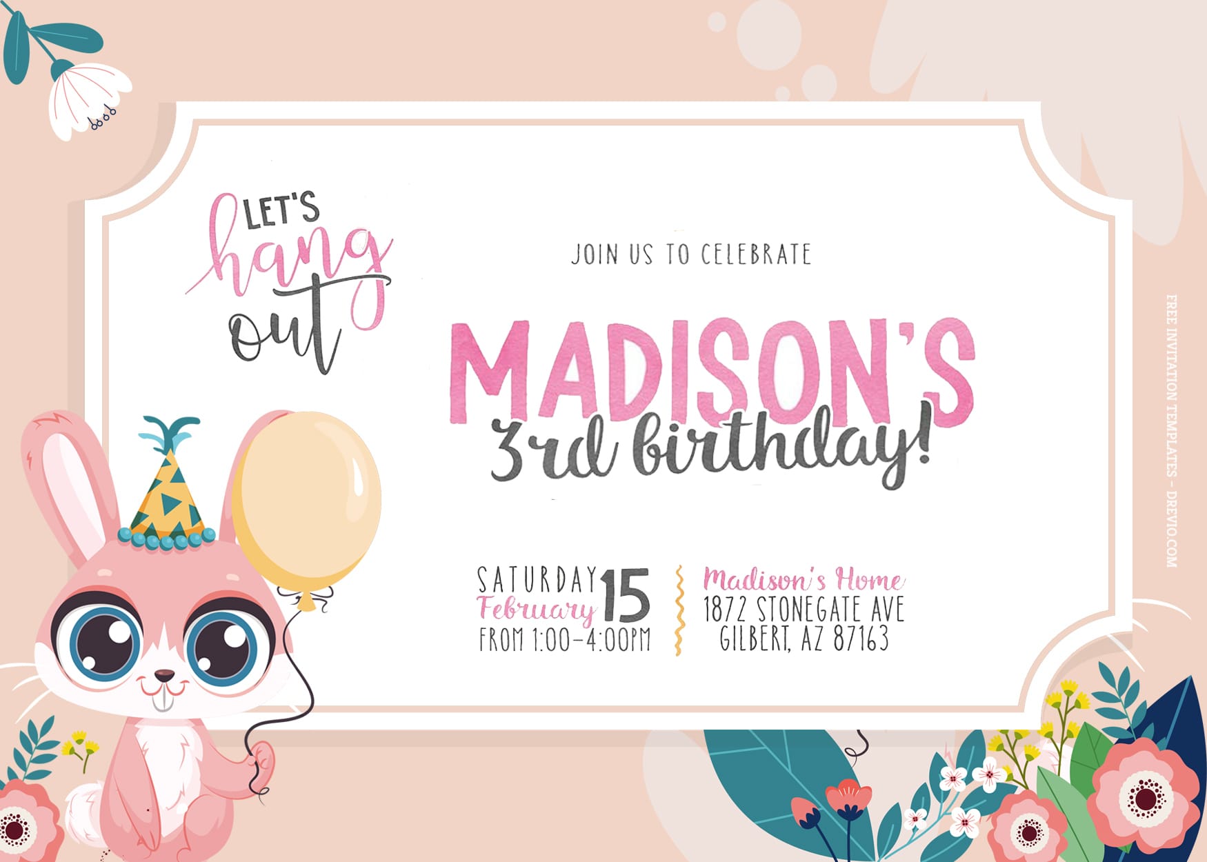7+ Pinky Sweet Cartoon Birthday Invitation Templates Title