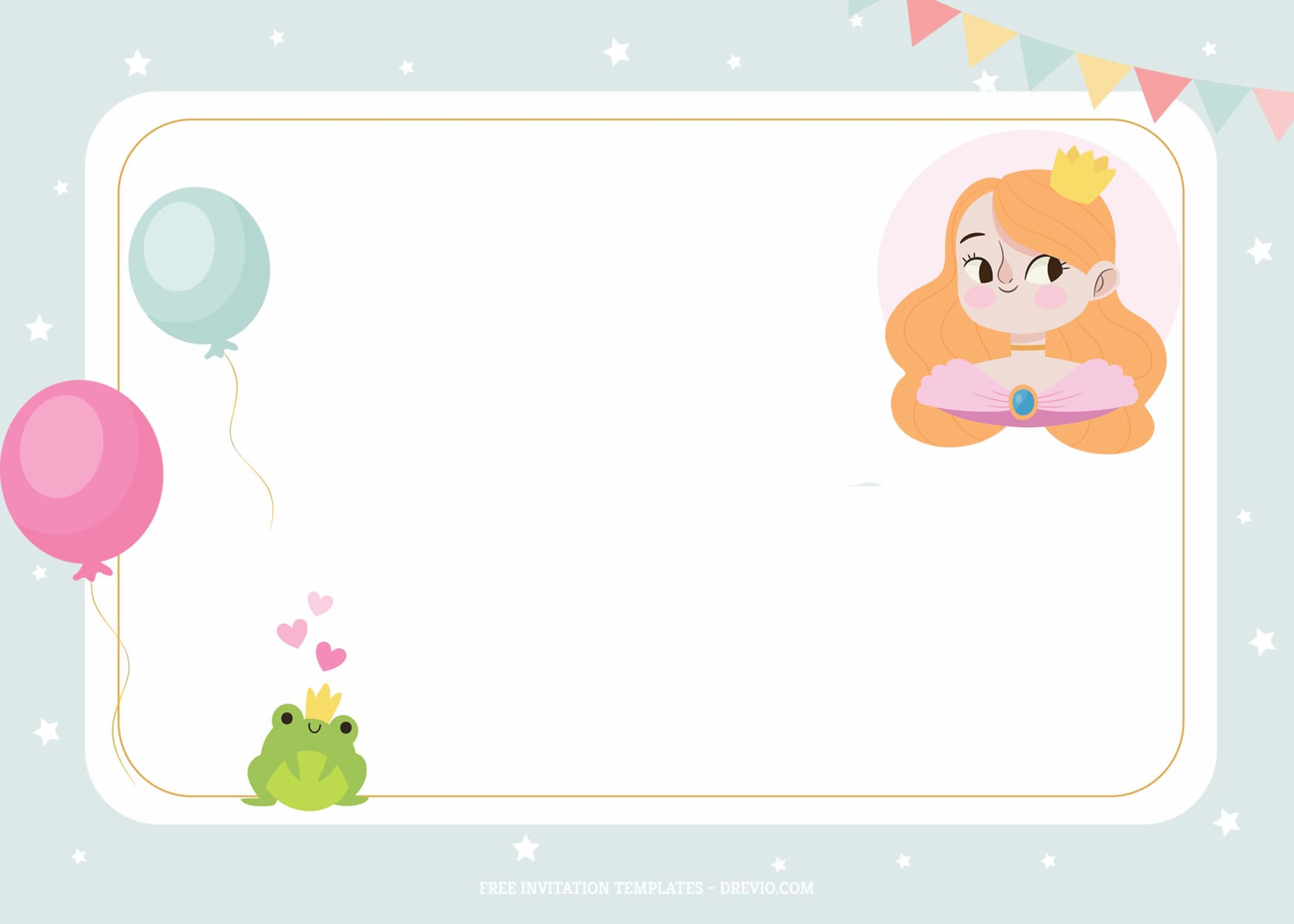 7+ Popping Princess Party Birthday Invitation Templates Type Four