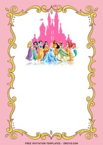 7+ Vintage Disney Princess Birthday Invitation Templates | Download ...