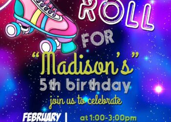 7+ Let's Roll Roller Skate Party Invitation Templates