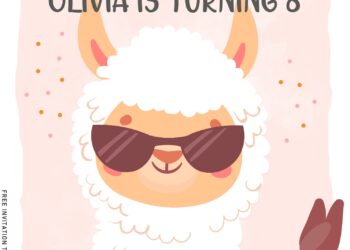 8+ Whole Llama Fun Birthday Invitation Templates For Birthday Girls