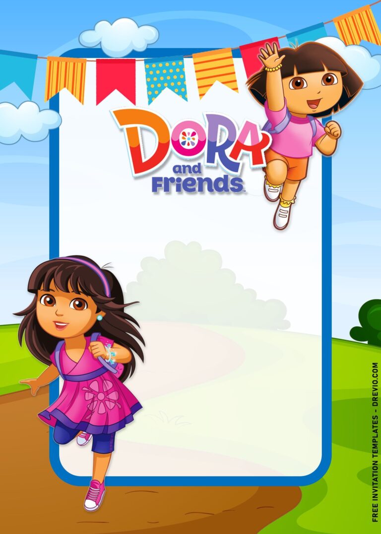 8+ Dora And Friends Birthday Invitation Templates | Download Hundreds ...