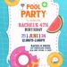 7+ Fun Summer Pool Kids Birthday Invitation Templates