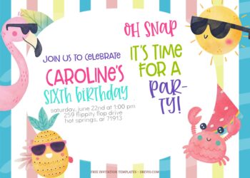 8+ Summer Radiant Party Birthday Invitation Templates Title