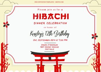 8+ Japanese Wonderland Themes Birthday Invitation Templates Title