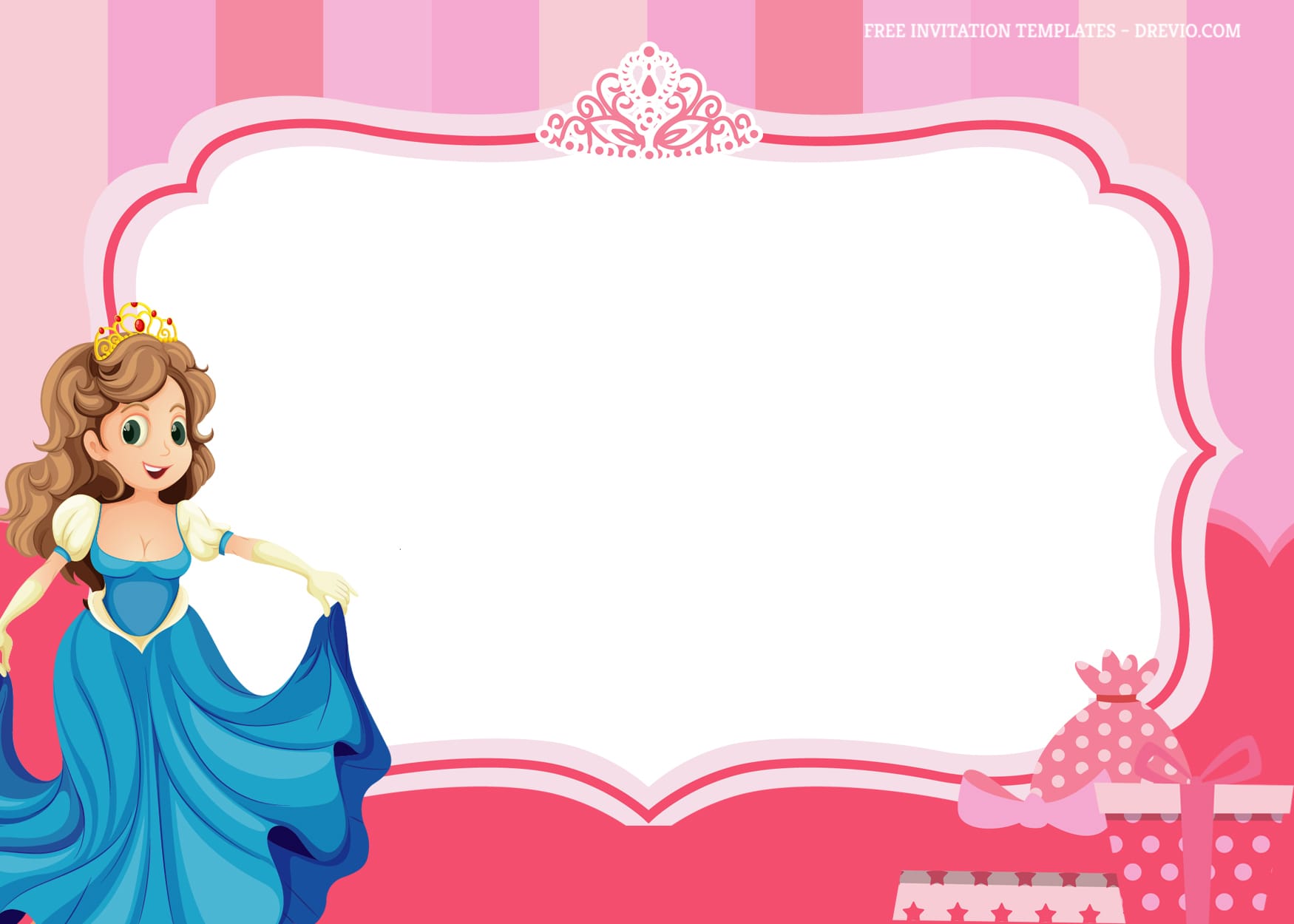 8+ Pinky Sweet Princesses Birthday Invitation Templates With Cinderella