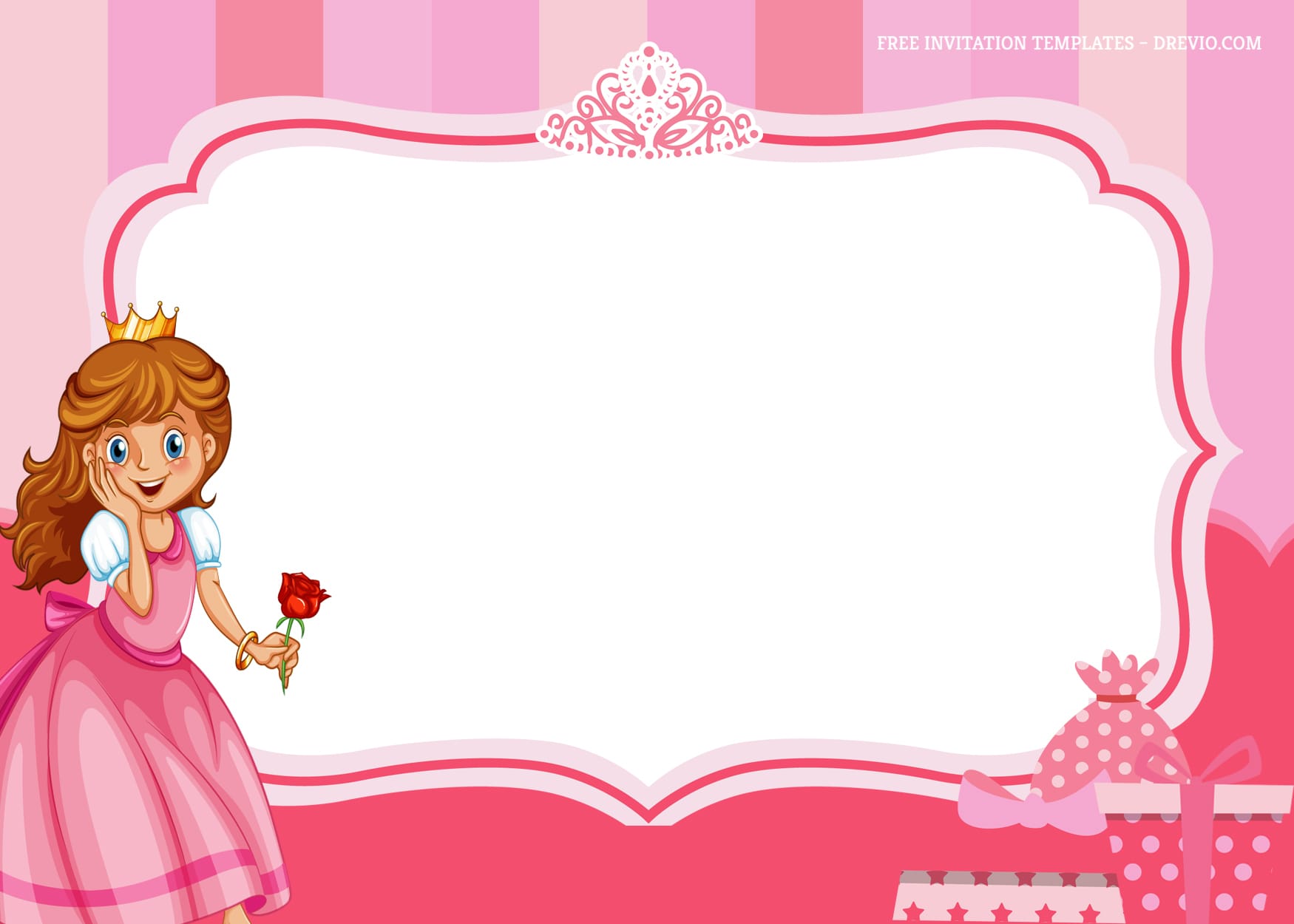 8+ Pinky Sweet Princesses Birthday Invitation Templates With Isabela