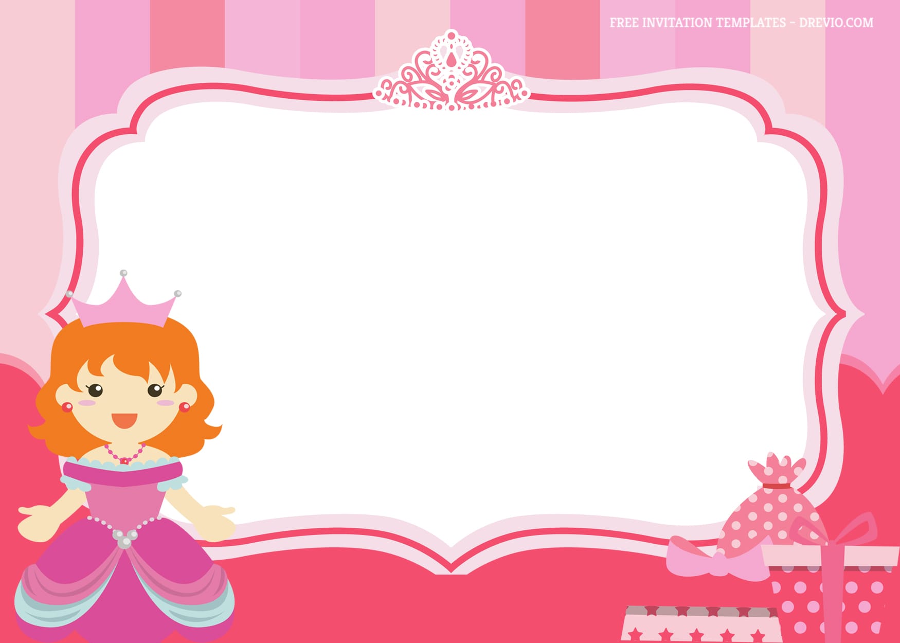 8+ Pinky Sweet Princesses Birthday Invitation Templates With Pink Sofia