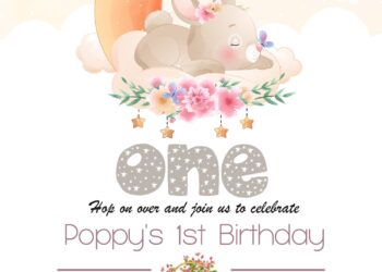 9+ Some Bunny Birthday Invitation Templates