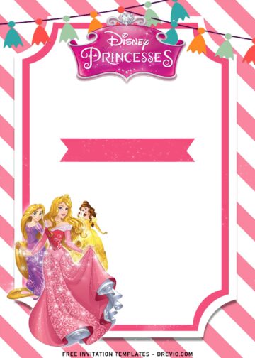 9+ Disney Princess And Castle Birthday Invitation Templates - Drevio 