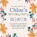 7+ Floral Cascade Birthday Invitation Templates
