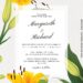 8+ Stunning Yellow Lily Garden Wedding Invitation Templates
