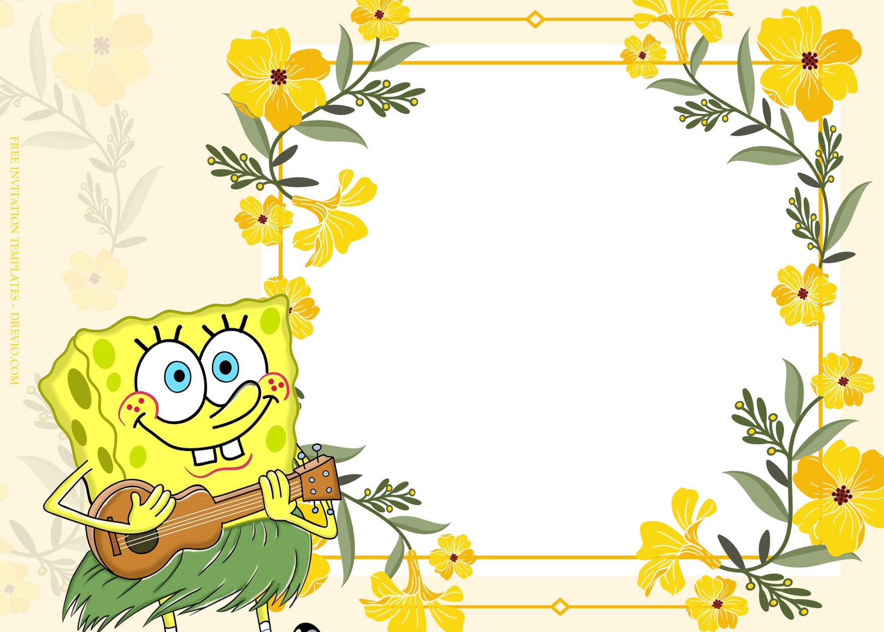 10+ Adventure Together Spongebob Squarepants Birthday Invitation Templates Type Four