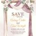 11+ Blush Watercolor Floral Arch Wedding Invitation Templates