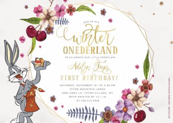 11+ Daily Happiness Bugs Bunny Birthday Invitation Templates Title