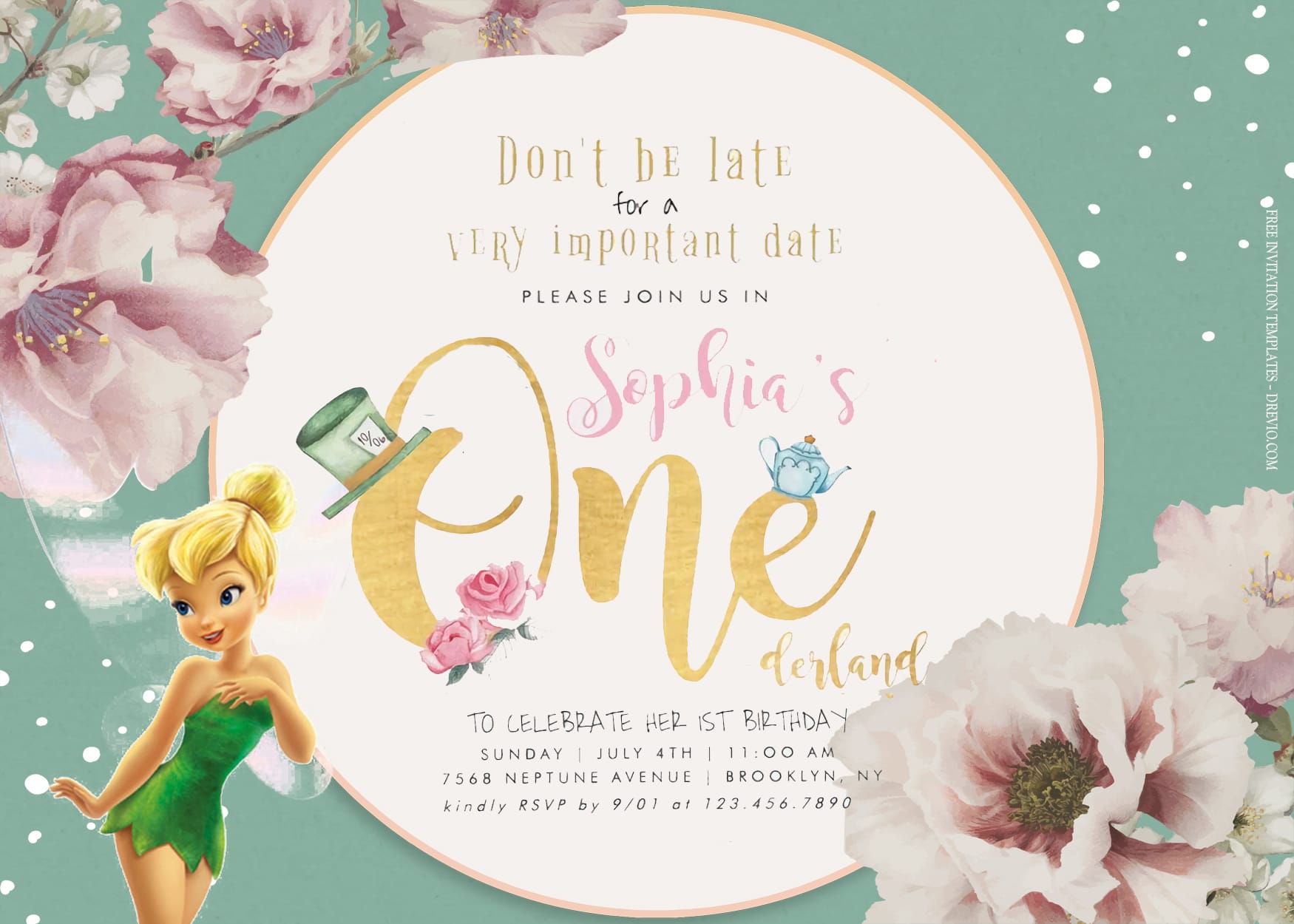 11+ Pixie Hollow Crew With Tinkerbell Birthday Invitation Templates Title