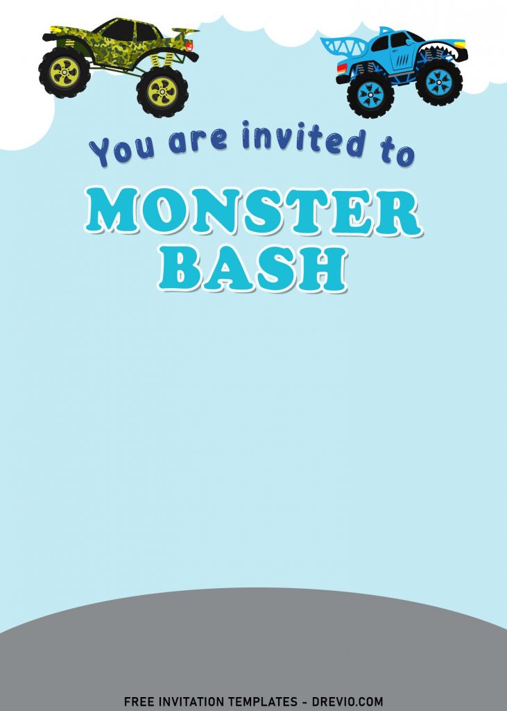 Invitation Template of 7+ Awesome Buggy Birthday Bash Invitation Templates For Your Son's Birthday 5