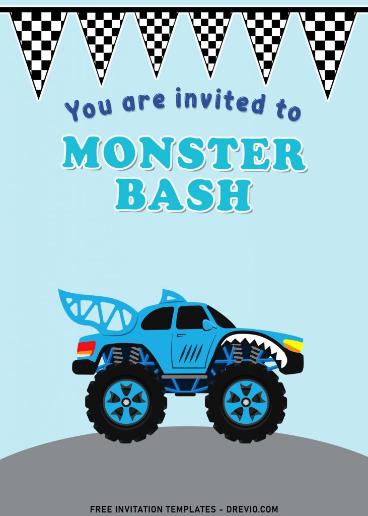 Invitation Template of 7+ Awesome Buggy Birthday Bash Invitation Templates For Your Son's Birthday 4