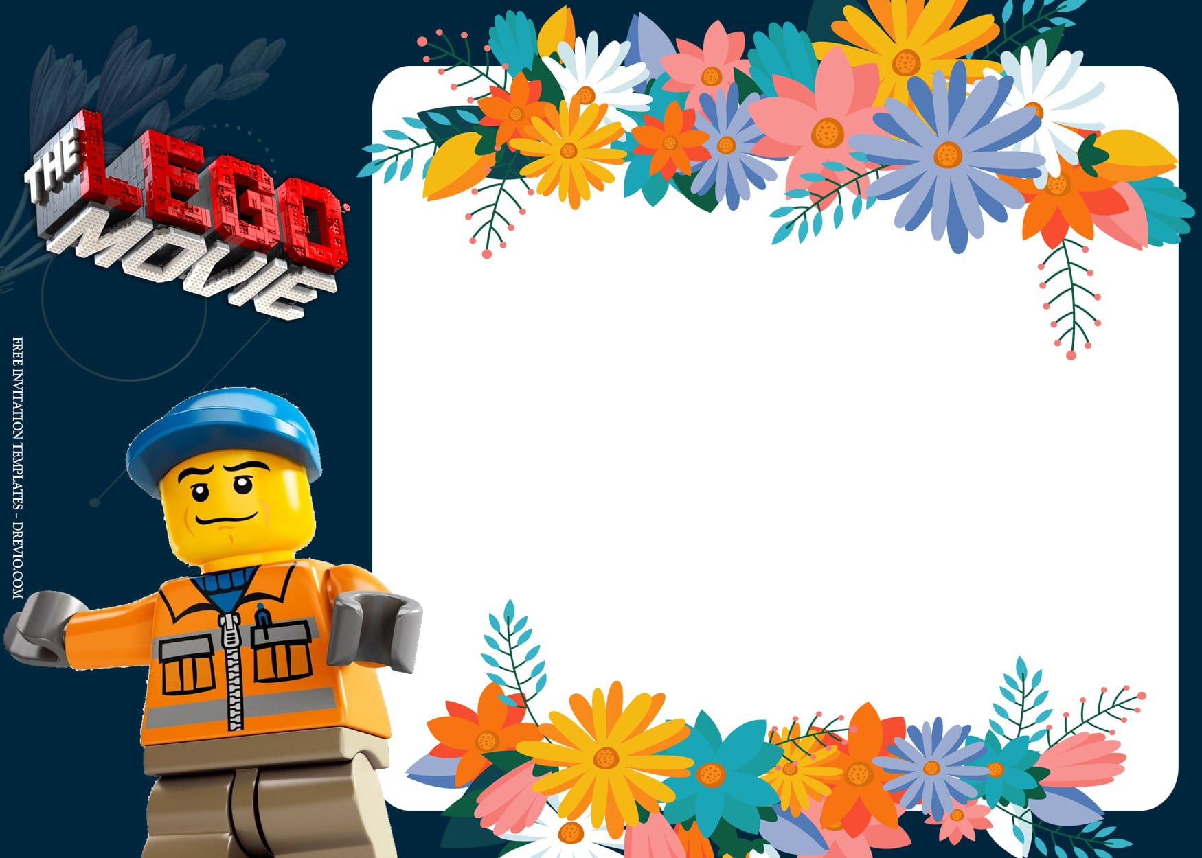 7+ Build Your Own Lego Movie Birthday Invitation Templates Type Five