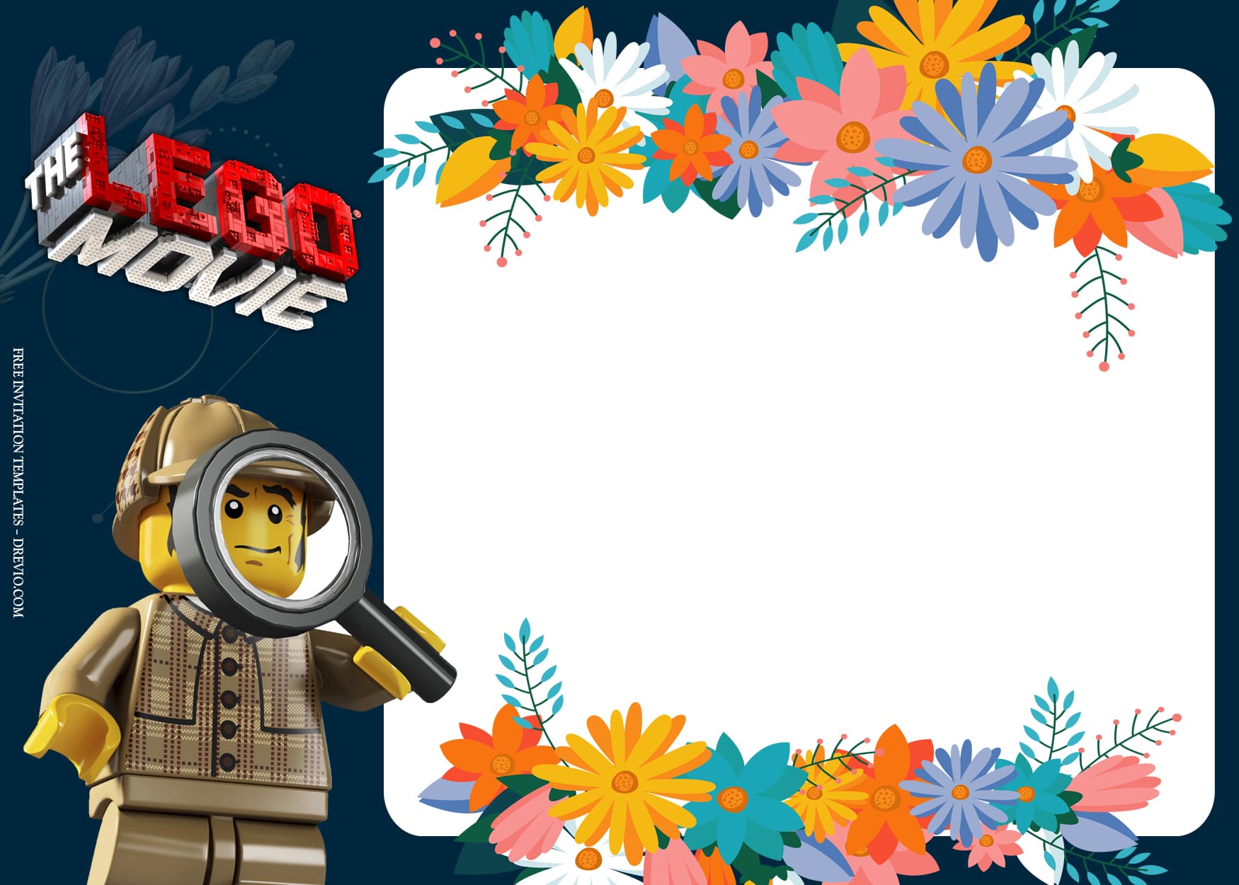 7+ Build Your Own Lego Movie Birthday Invitation Templates Type Four