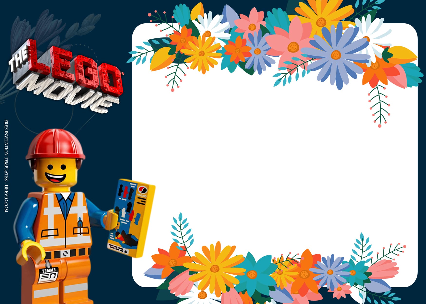 7+ Build Your Own Lego Movie Birthday Invitation Templates Type One