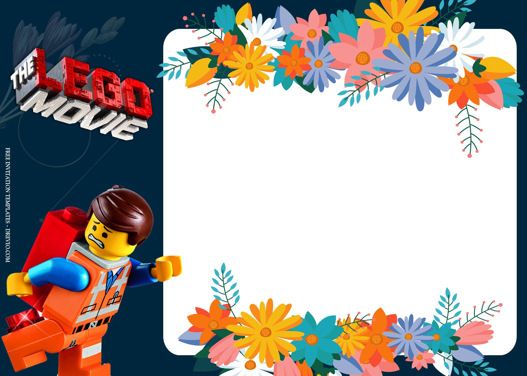 7+ Build Your Own Lego Movie Birthday Invitation Templates Type Three